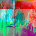 Artistic representation of an AI hallucination, showing a distorted digital face with glitch effects to symbolize incorrec...