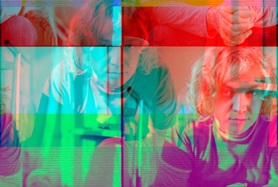 Artistic representation of an AI hallucination, showing a distorted digital face with glitch effects to symbolize incorrec...